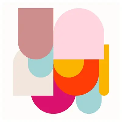 PJÄTTERYD Picture, Colorful Shapes